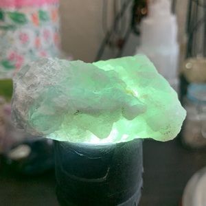 23. Raw Green Fluorite 111 Grams